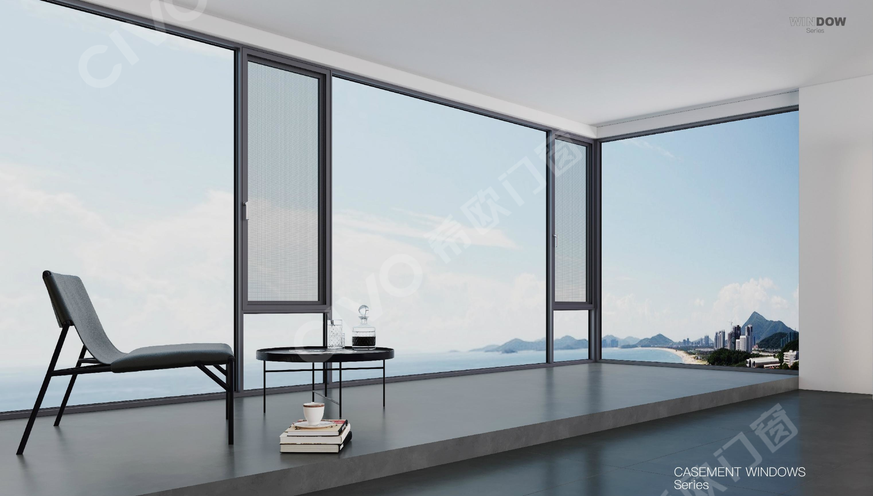 110/117斷橋窗紗一體平開窗D款